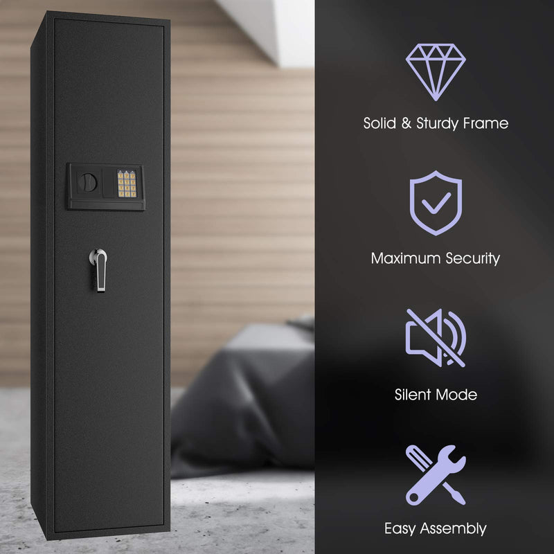 Load image into Gallery viewer, Rifle Gun Safe, Large Long Gun Safe w/Separate Pistol Lock Box