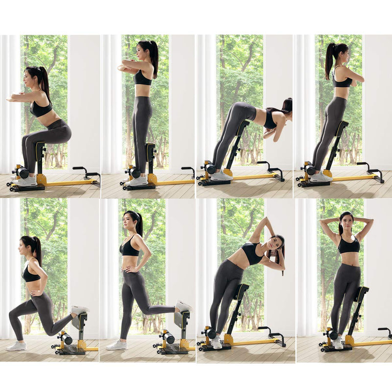 Load image into Gallery viewer, Deep Squat Machine with Anti-Skid Measures, Soft PVC Cover, Handy Wheels - GoplusUS