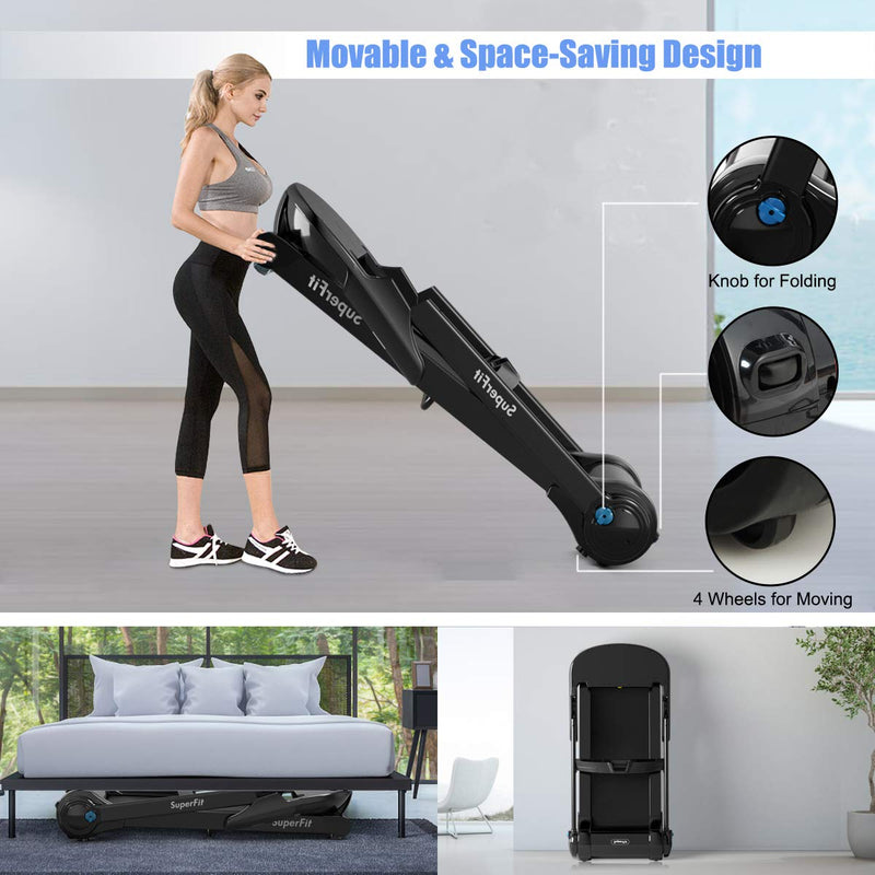 Load image into Gallery viewer, Folding Treadmill, Superfit Electric Portable Treadmill - GoplusUS