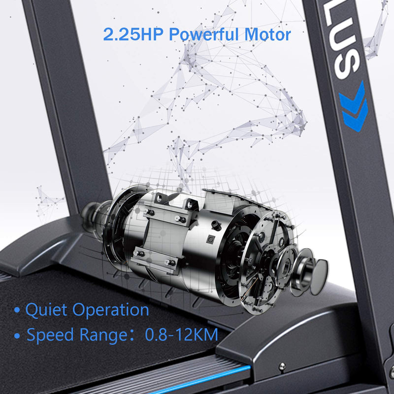 Load image into Gallery viewer, 2.25HP Folding Treadmill with Incline, Superfit Electric Treadmill - GoplusUS