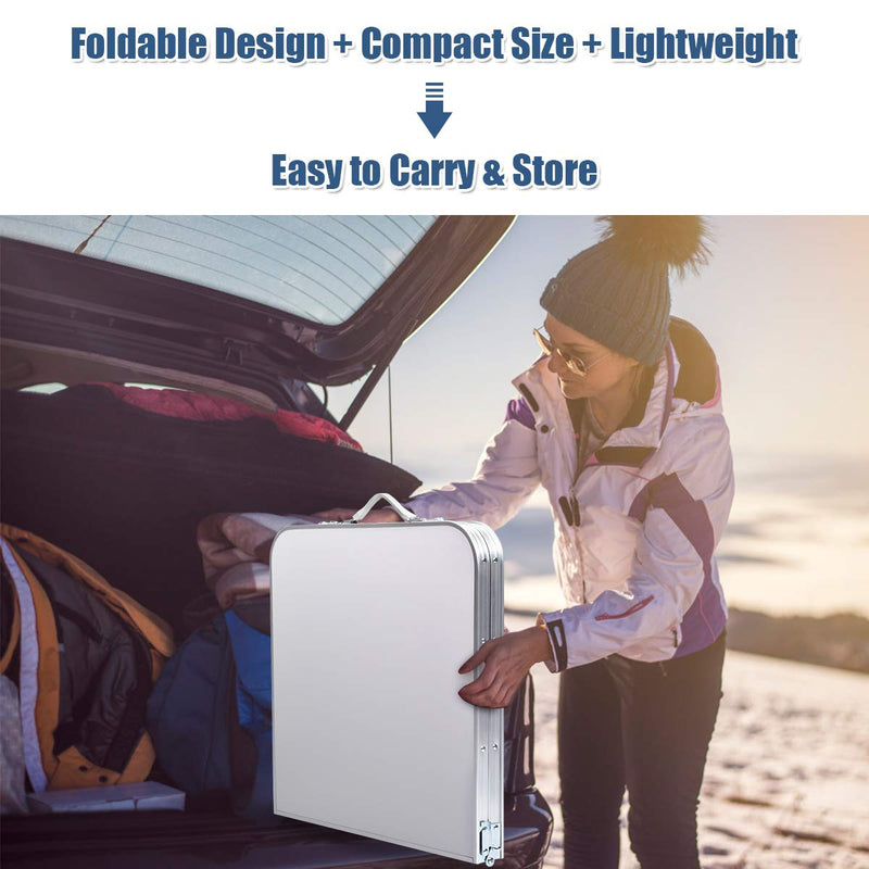 Load image into Gallery viewer, Folding Camping Table with Storage - GoplusUS
