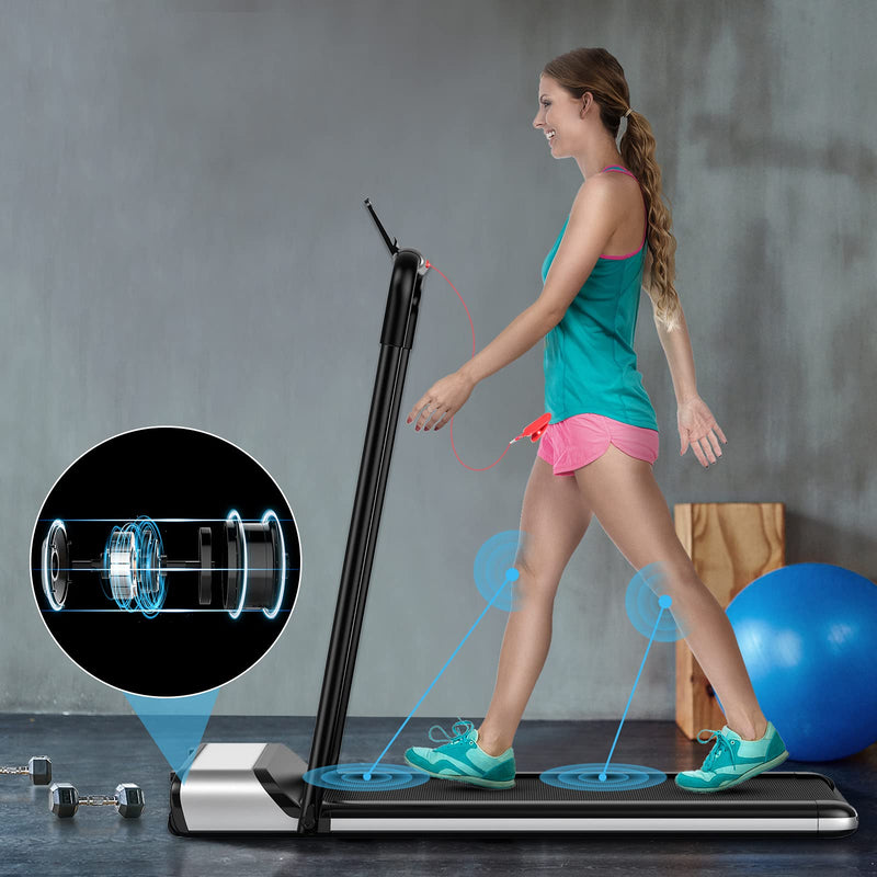 Load image into Gallery viewer, Ultra-Thin Electric Folding Treadmill, Installation-Free Design - Goplus