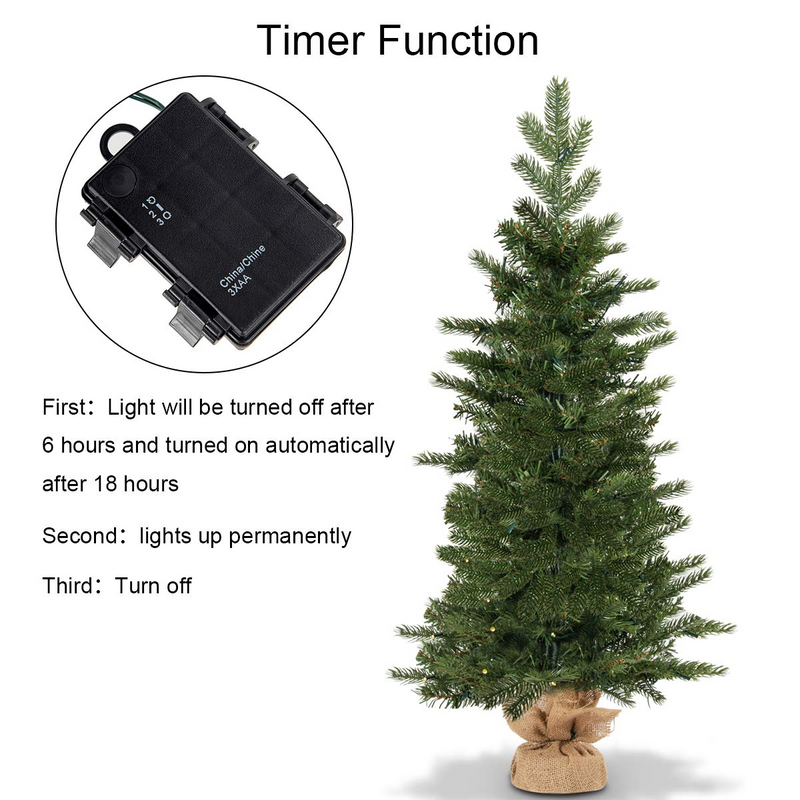 Load image into Gallery viewer, Goplus 3ft Prelit Christmas Tree - GoplusUS