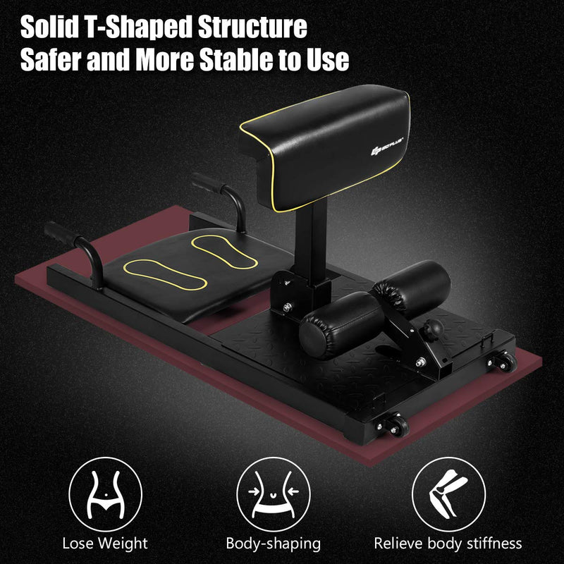 Load image into Gallery viewer, Goplus Deep Squat Machine, 8-in-1 Sissy Squat Fitness Equipment Functional Core - GoplusUS