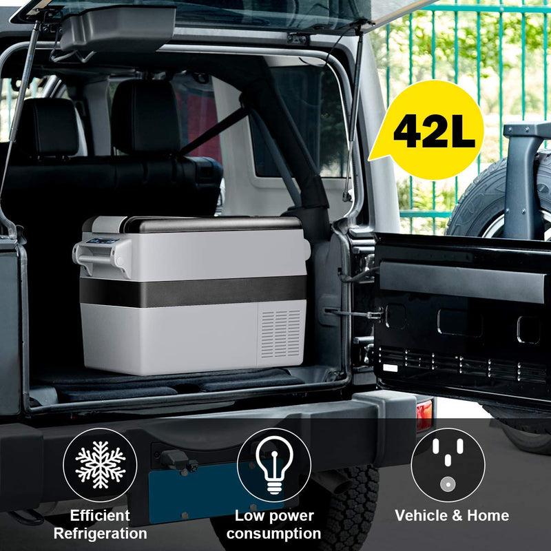 Load image into Gallery viewer, 44 Quart Portable Refrigerator/Freezer Compact Vehicle Car - GoplusUS