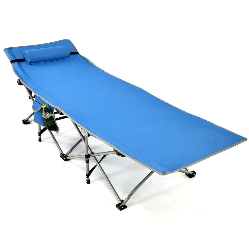 Load image into Gallery viewer, Folding Camping Cot, Heavy-Duty Comfortable Cot Bed for Adults Kids - GoplusUS