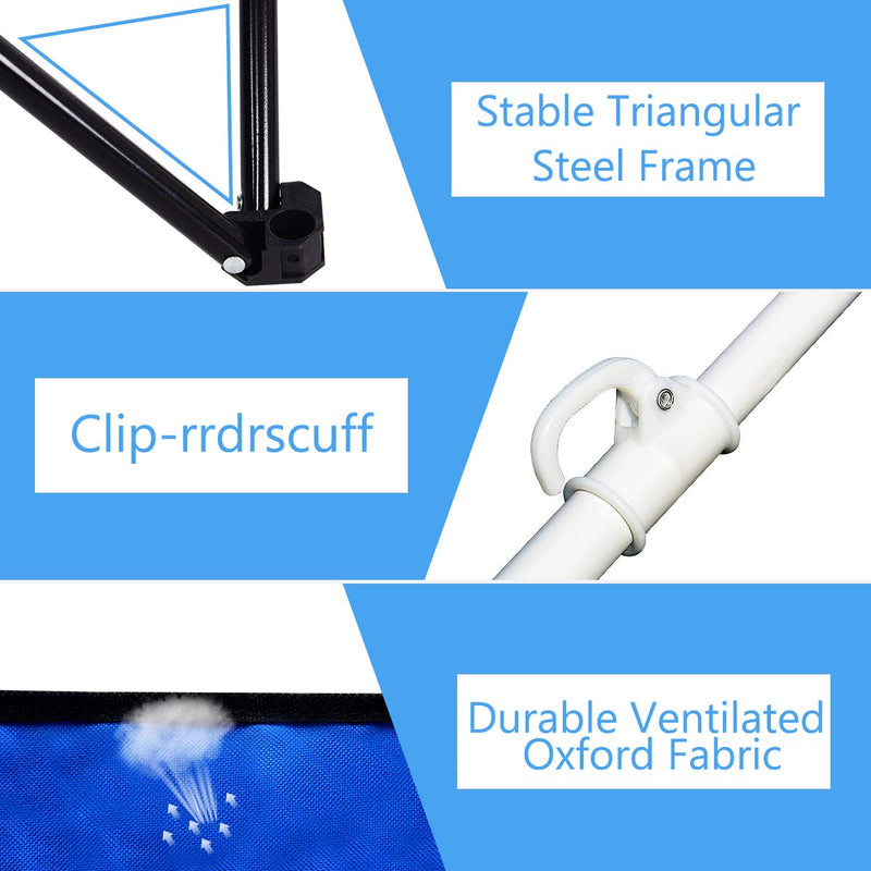 Load image into Gallery viewer, Double Folding Picnic Chairs Umbrella Mini Table Beverage Holder Carrying Bag - GoplusUS