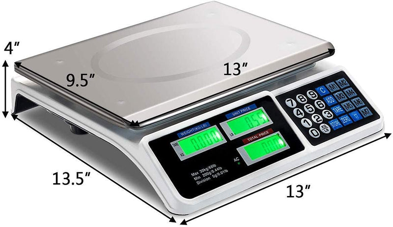 Load image into Gallery viewer, 66 LB Digital Scale Price Computing Deli Electronic Counting Weight - GoplusUS