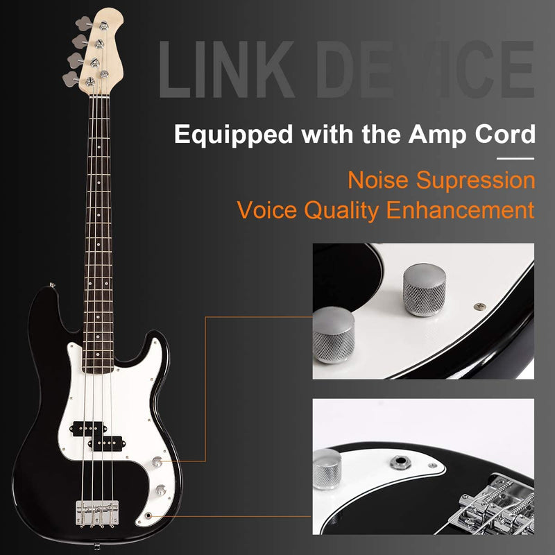 Load image into Gallery viewer, Electric Bass Guitar Full Size 4 String with Strap Guitar Bag Amp Cord - GoplusUS
