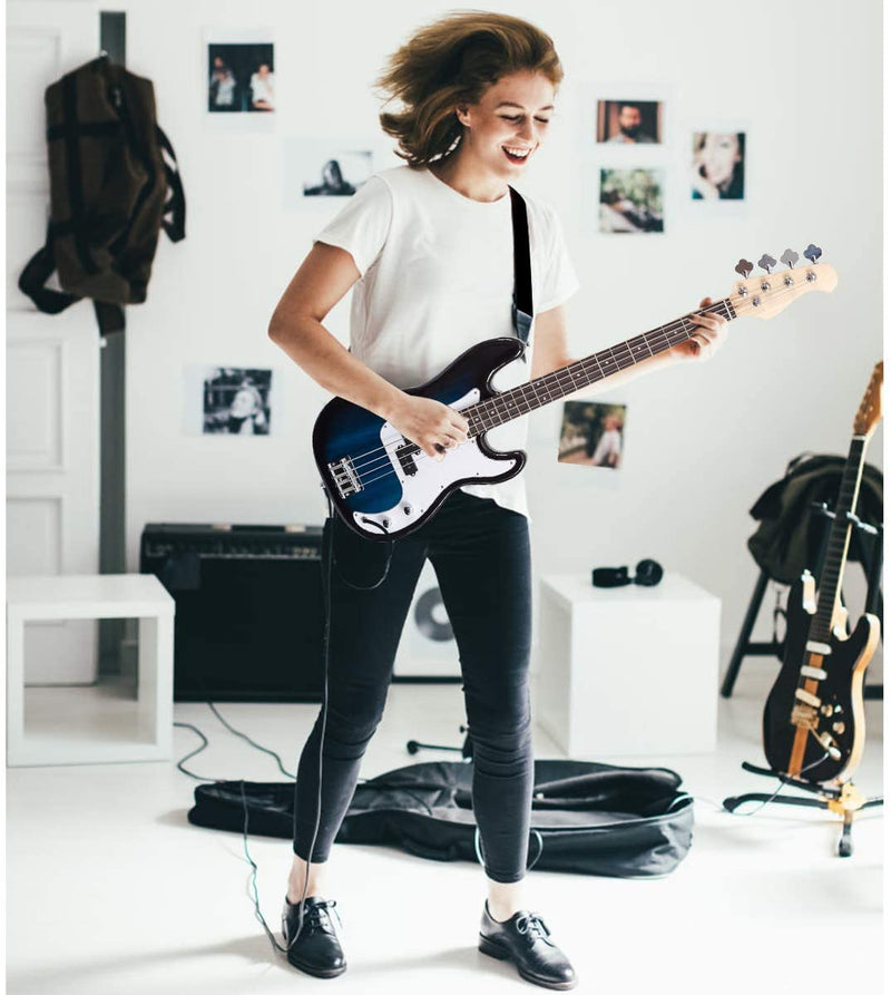 Load image into Gallery viewer, Electric Bass Guitar Full Size 4 String with Strap Guitar Bag Amp Cord - GoplusUS