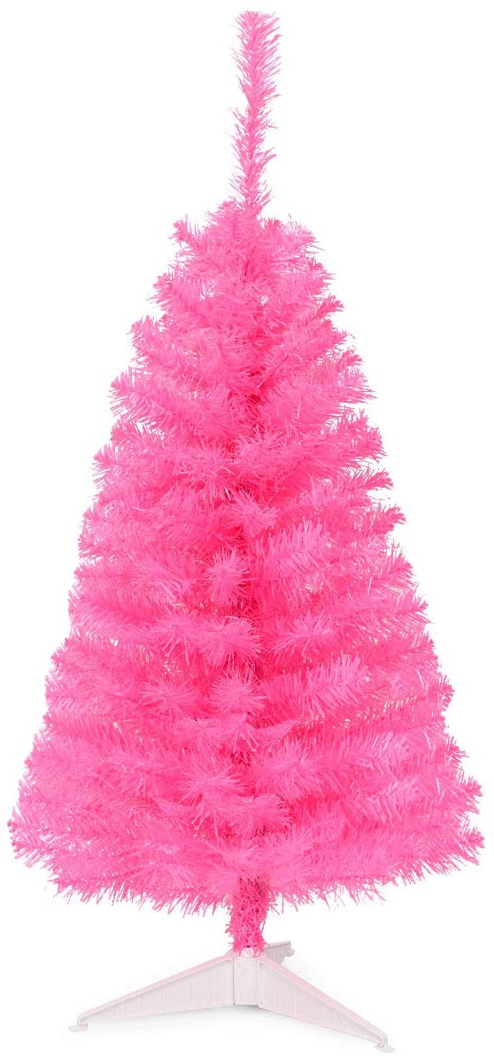 Load image into Gallery viewer, Goplus 3ft Silver Pencil Christmas Tree, Artificial Slim Tree - GoplusUS