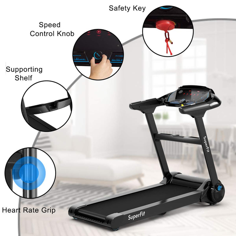 Load image into Gallery viewer, Folding Treadmill, Superfit Electric Portable Treadmill - GoplusUS