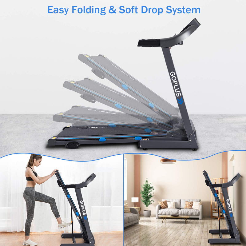 Load image into Gallery viewer, 2.25HP Folding Treadmill with Incline, Superfit Electric Treadmill - GoplusUS