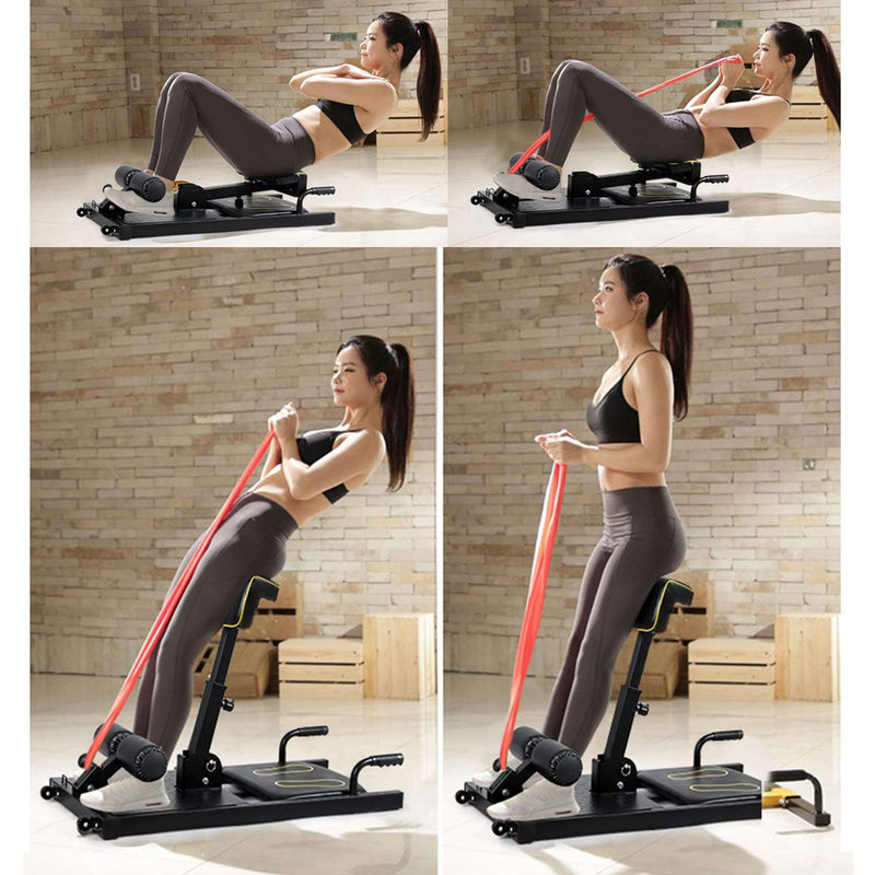 Load image into Gallery viewer, Goplus Deep Squat Machine, 8-in-1 Sissy Squat Fitness Equipment Functional Core - GoplusUS