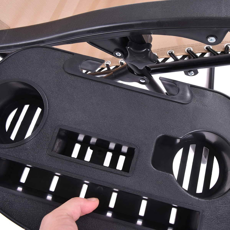 Load image into Gallery viewer, Goplus 2PC Zero Gravity Chairs Lounge Patio Folding Recliner - GoplusUS