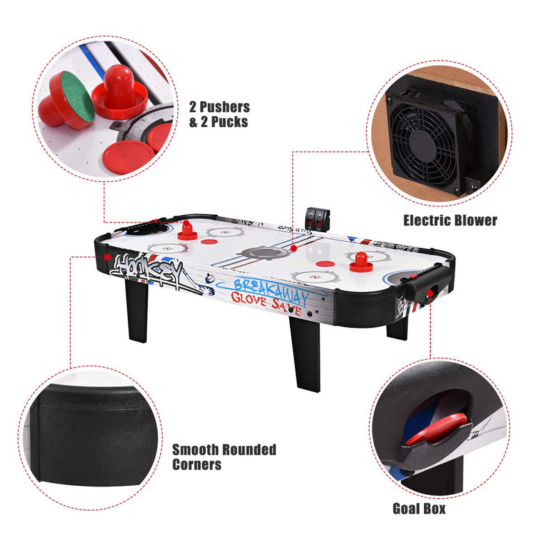 Load image into Gallery viewer, Air Powered Hockey Table, LED Electronic Scoring Sports Game - GoplusUS
