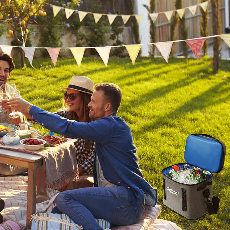 Load image into Gallery viewer, 30-Can Portable Cooler Bag, Insulated Soft Camping Cooler - GoplusUS