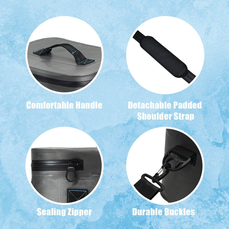 Load image into Gallery viewer, 30-Can Portable Cooler Bag, Insulated Soft Camping Cooler - GoplusUS