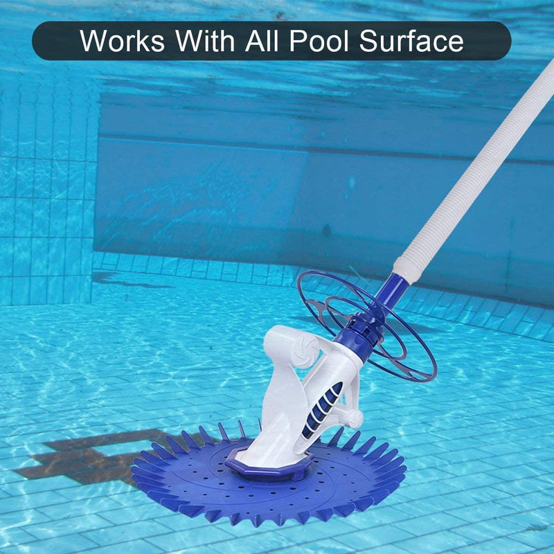 Load image into Gallery viewer, Automatic Swimming Pool Cleaner Set with 32'6" Hoses Climb Wall Pool Sweeper for In-ground - GoplusUS