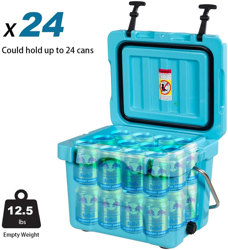 Load image into Gallery viewer, 16 Quart Cooler, Portable Insulated Ice Chest - GoplusUS