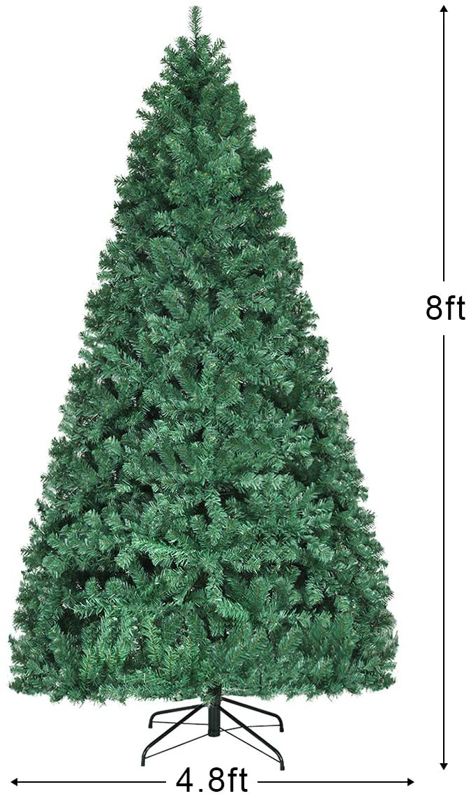 Load image into Gallery viewer, Pre-Lit PVC Artificial Christmas Tree Auto-Spread/Close up Premium Spruce Hinged