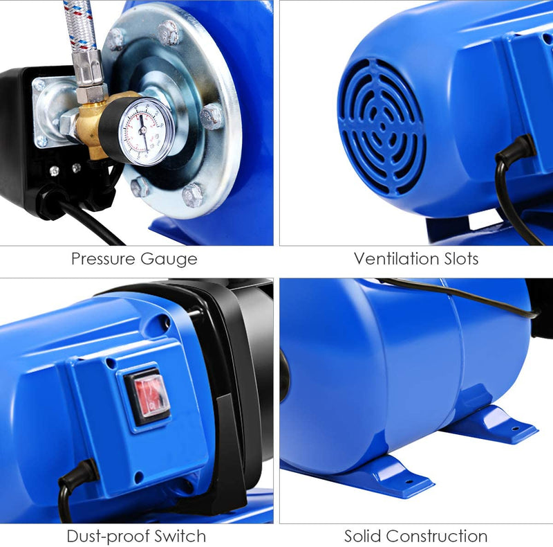 Load image into Gallery viewer, Shallow Well Pump 1.6HP Pressure Tank 1000GPH Jet Pump - GoplusUS