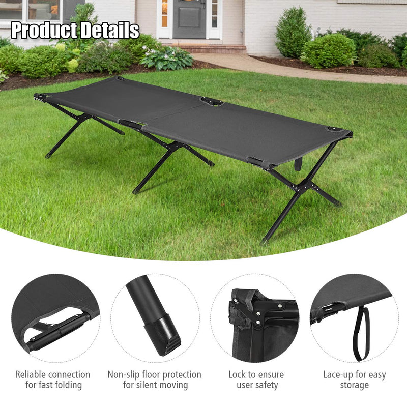 Load image into Gallery viewer, Folding Camping Cot with Carrying Bag - GoplusUS