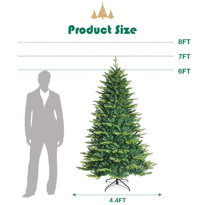 Load image into Gallery viewer, Goplus Christmas Tree, PVC & PE Branch Tips, Indoor Holiday Festival Decoration for Residential Commercial Use - GoplusUS
