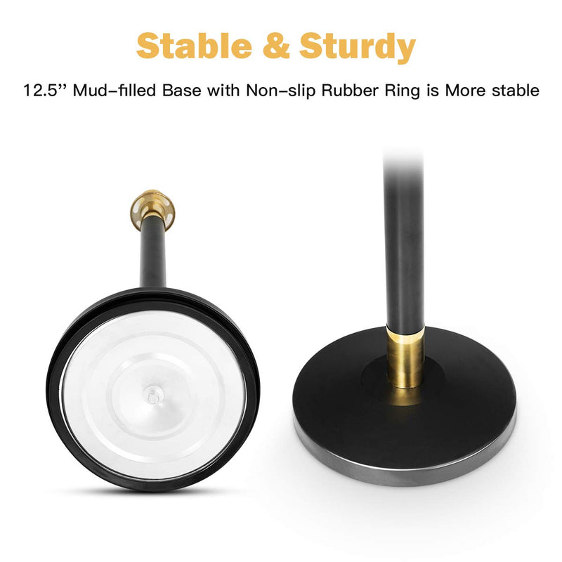 Load image into Gallery viewer, 6pcs Stanchion Set, Crowd Control Barrier Stainless Steel Stanchion Posts Queue Pole - GoplusUS