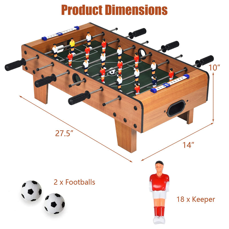 Load image into Gallery viewer, Mini Foosball Table, 27in Soccer Game Table - GoplusUS