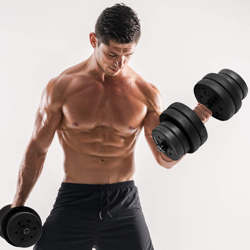 Load image into Gallery viewer, Adjustable Dumbbell Barbell Weight Pair 66 lbs - GoplusUS