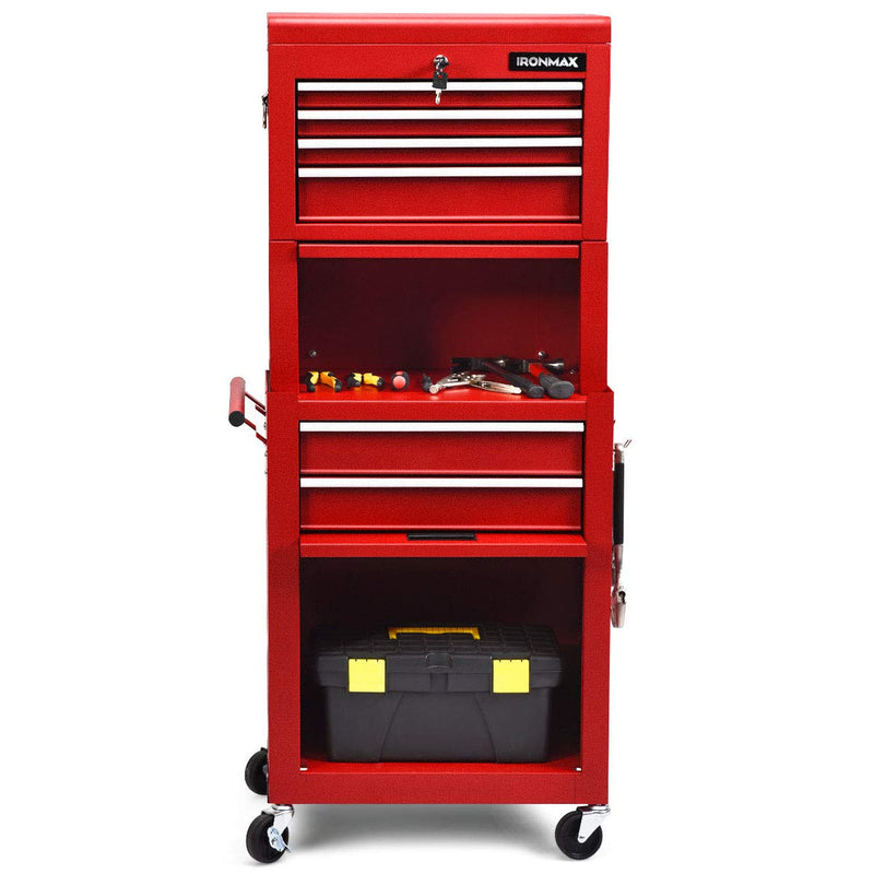 Load image into Gallery viewer, 6-Drawer Rolling Tool Chest w/Riser - GoplusUS