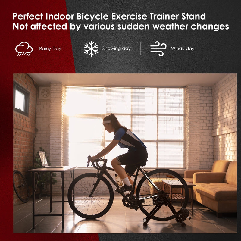 Load image into Gallery viewer, Bike Trainer Stand, Indoor Steel Exercise Bicycle Trainers with Magnetic Flywheel - GoplusUS