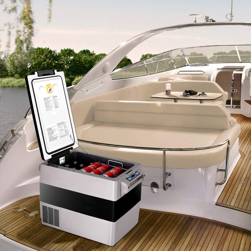 Load image into Gallery viewer, 44 Quart Portable Refrigerator/Freezer Compact Vehicle Car - GoplusUS