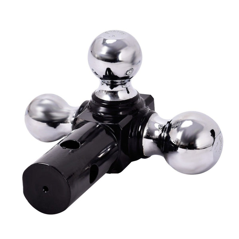 Load image into Gallery viewer, Triple Ball Swivel Adjustable Drop Turn Trailer Tow Hitch Mount for 2" Receiver