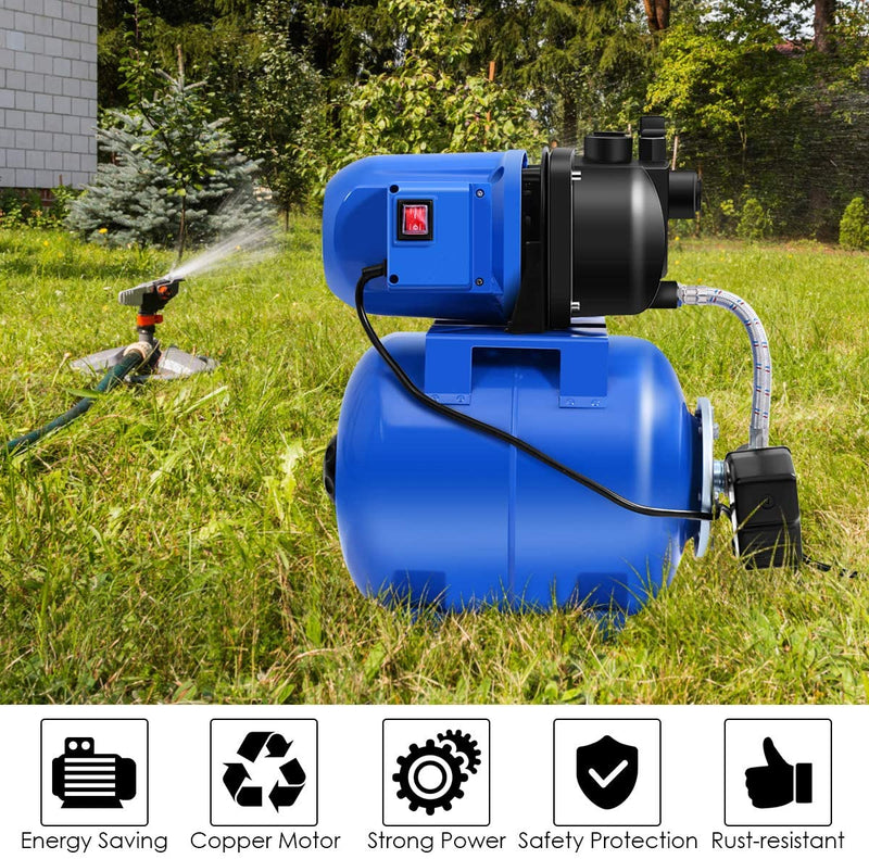 Load image into Gallery viewer, Shallow Well Pump 1.6HP Pressure Tank 1000GPH Jet Pump - GoplusUS