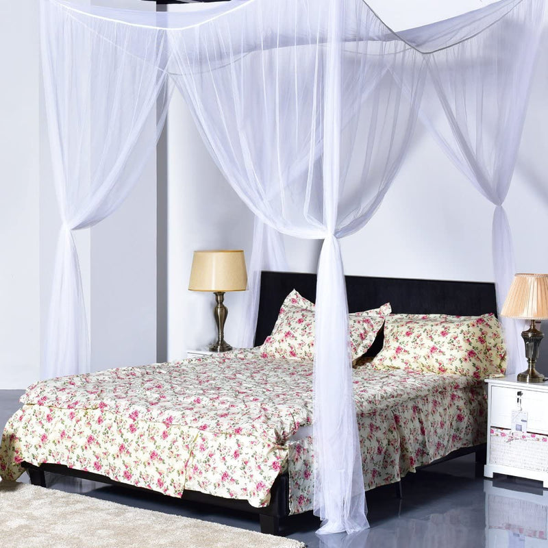 Load image into Gallery viewer, Mosquito Net, 4 Corner Post Bed Canopy - GoplusUS