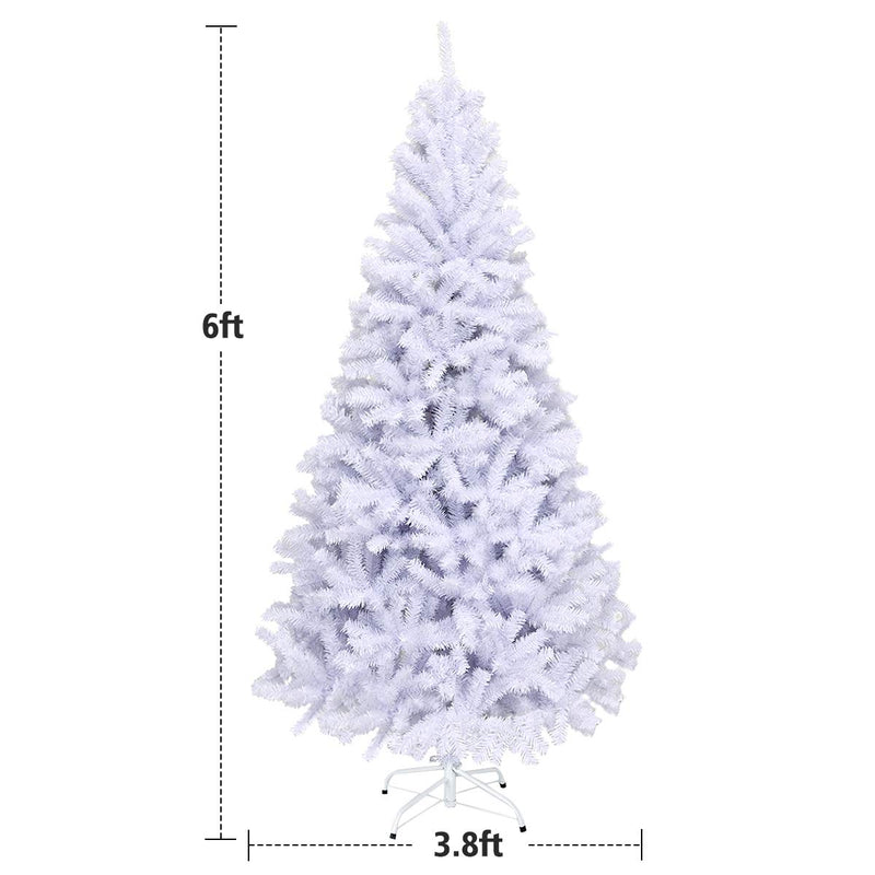 Load image into Gallery viewer, 6ft /7.5ft/9ft White Artificial Christmas Tree - GoplusUS