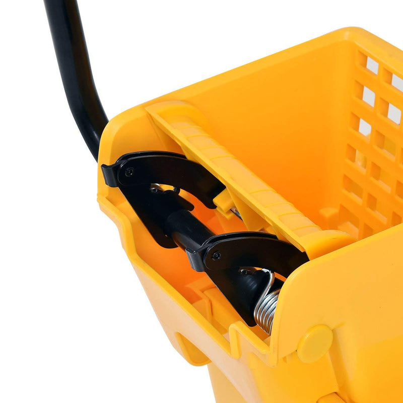Load image into Gallery viewer, Commercial Mop Bucket Side Press Wringer Cleaning Caddy - GoplusUS