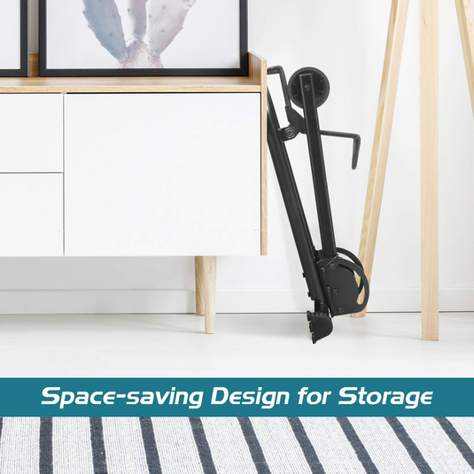 Goplus Foldable Bicycle Floor Stand, Steel Bike Parking Rack Fits 20"-29" Bikes - GoplusUS