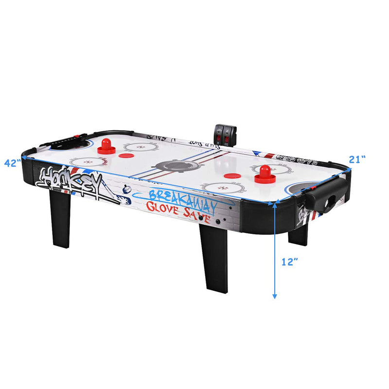 Load image into Gallery viewer, Air Powered Hockey Table, LED Electronic Scoring Sports Game - GoplusUS
