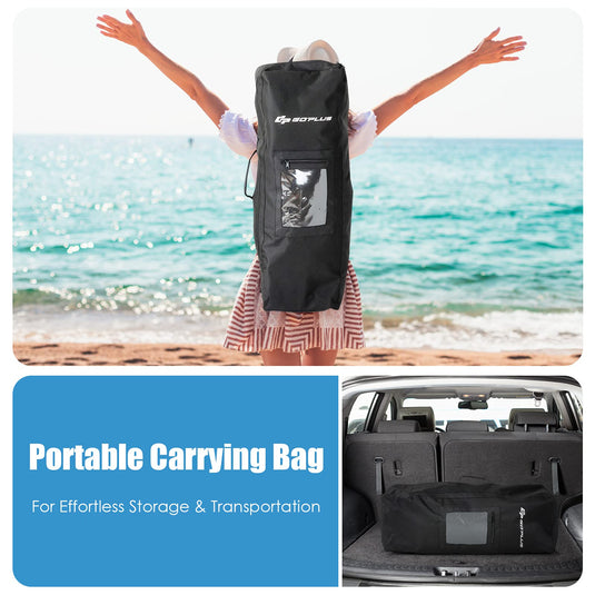 10.5/11FT Inflatable Stand Up Paddle Board, 6.5" Thick SUP with Carry Bag - GoplusUS