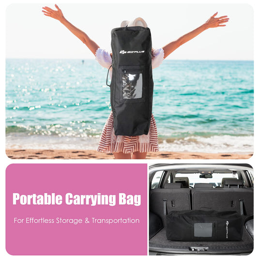 10.5/11FT Inflatable Stand Up Paddle Board, 6.5" Thick SUP with Carry Bag - GoplusUS