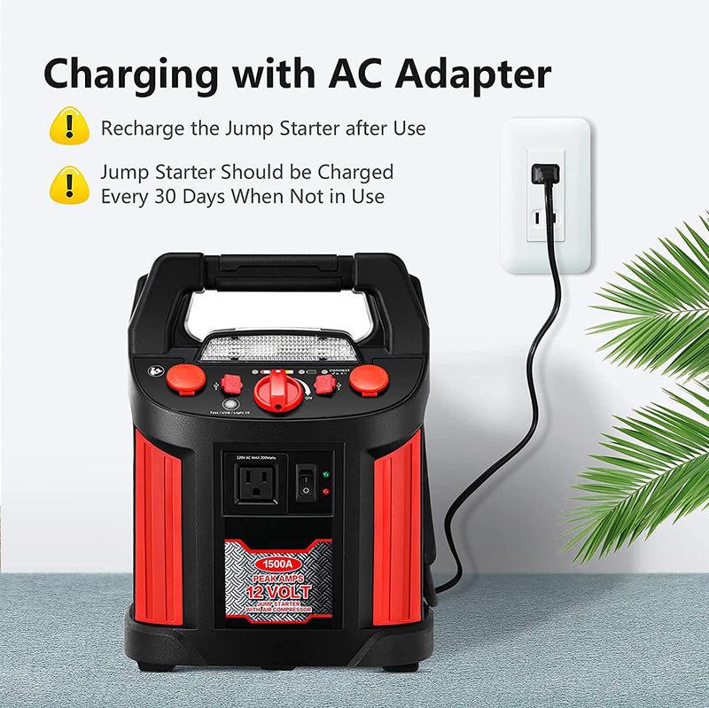 Load image into Gallery viewer, Jump Starter 1500 Peak/700 Instant Amps - GoplusUS