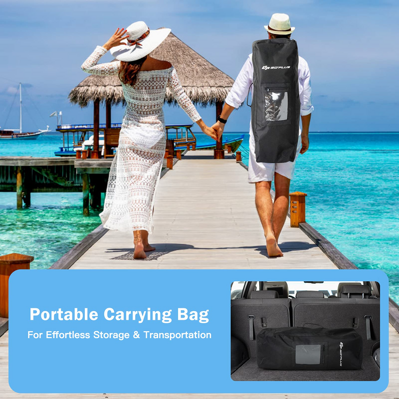 Load image into Gallery viewer, Goplus Inflatable Stand up Paddle Board Surfboard SUP Board with Adjustable Paddle Carry Bag - GoplusUS