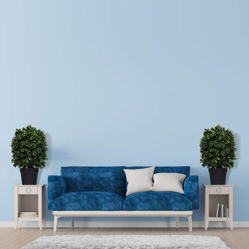 Load image into Gallery viewer, Goplus 2 Pack 2Ft Artificial Boxwood Topiary Ball Tree, UV-Proof Realistic Leaves & Cement-Filled Pot - GoplusUS