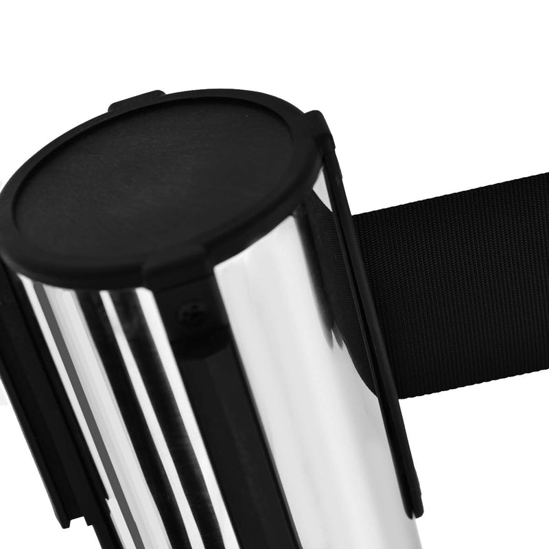 Load image into Gallery viewer, 6Pcs Stanchion Post Crowd Control Barrier Stainless Steel Stanchions - GoplusUS