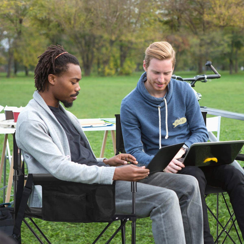 Load image into Gallery viewer, Folding Camping Chair, Outdoor Portable Beach Chair Heightened Design - GoplusUS