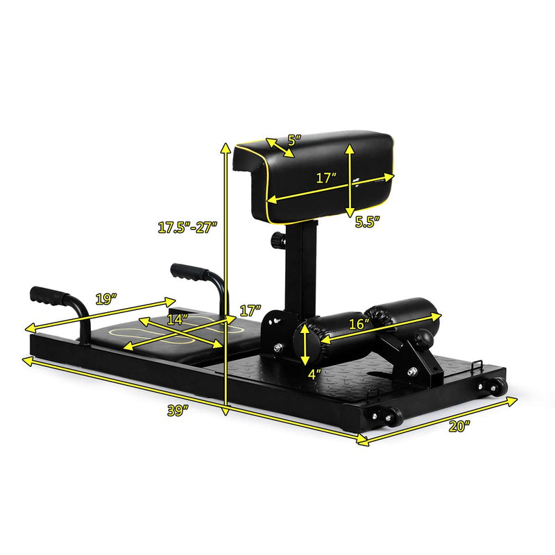 Load image into Gallery viewer, Goplus Deep Squat Machine, 8-in-1 Sissy Squat Fitness Equipment Functional Core - GoplusUS
