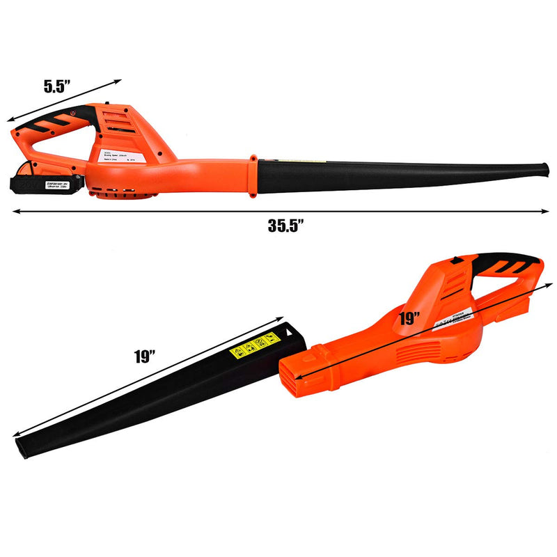 Load image into Gallery viewer, Goplus Cordless Leaf Blower, Rechargeable Leaf Sweeper w/Lithium Battery and Charger - GoplusUS